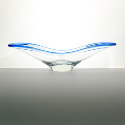 rosenthal-cobalt-blue-blown-glass-console-bowl