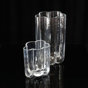 Sea Glasbruk Sweden “Pauline” Vase-pair