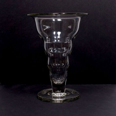 large-hooped-clear-footed-glass-vase