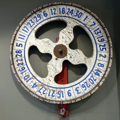 Antique Carnival Gaming Wheel