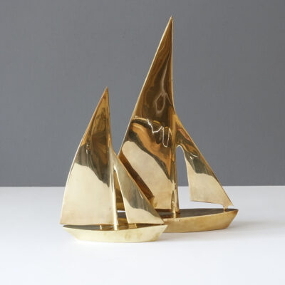 pair-brass-mcm-sailboats