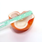 murano-white-orange-cased-glass-tricorn-ashtray-3