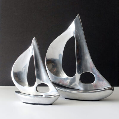 polished-aluminum-sail-boat-set