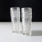 Sklo Union Czech Candlewax Vase Pair