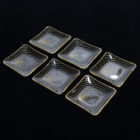 Gold Bent Glass Swirl Dish Set Denmark-2