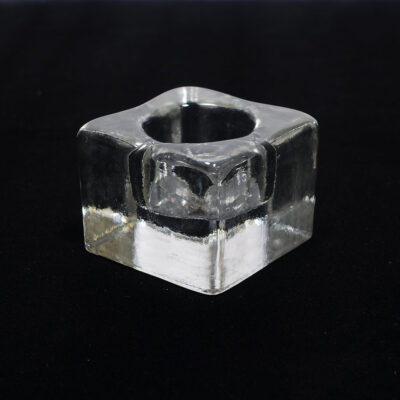 Vintage Ice Block Votive Holder