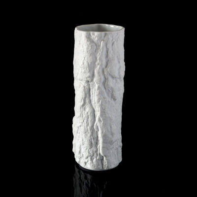 Bareuther Germany Brutalist Bisque Vase-2