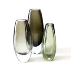 Strombergshyttan Sommerso Teardrop Vase 8.25