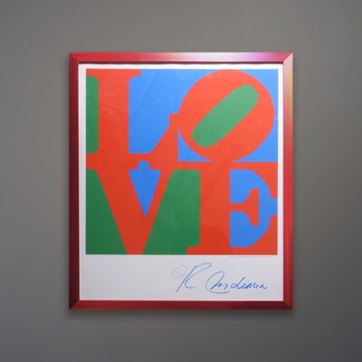 Robert Indiana LOVE (Blue, Green, Red) 2004