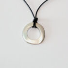 geo-oval-sterling-leather-pendant