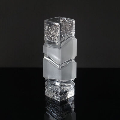 mid-century-modern-brutalist-crystal-vase