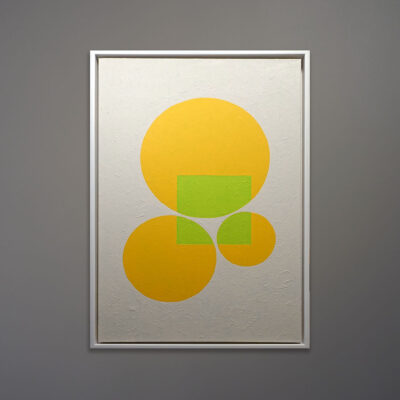 Aron Square Circles III Original Painting