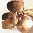 Fabulous-14k-gold-ruby-brooch-3