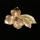 Fabulous-14k-gold-ruby-brooch-3