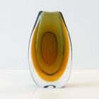 amber-olive-sommerso-pinched-art-glass-2