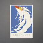 Greenport Motor Boat Poster