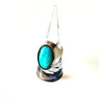 Reversible 1960s Turquoise:Lapis Lazuli Ring-2