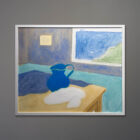 Contemporary Original Blue Still Life Painting-1