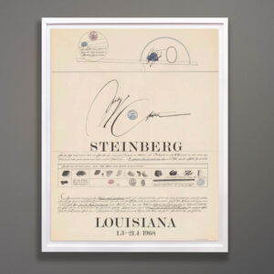 Saul Steinberg 1968 Poster 26x33