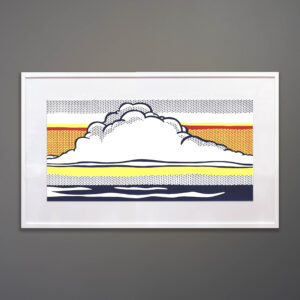 Lichtenstein Cloud and Sea Serigraph