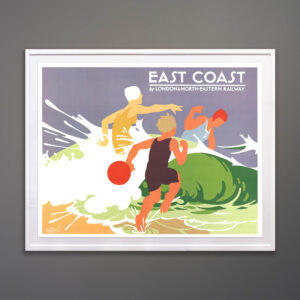 Purvis East Coast Railway Poster 32x27