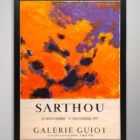 Sarthou 1977 Galerie Guiot Poster 22 x 30