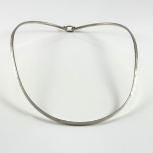 Sterling Artisan-Made Solid Collar Necklace-1