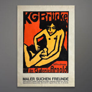 KG Brücke Kirchner 1971 Exhibit Poster