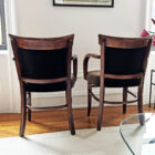 Depression Modern Art Deco Side Chairs (Pair)