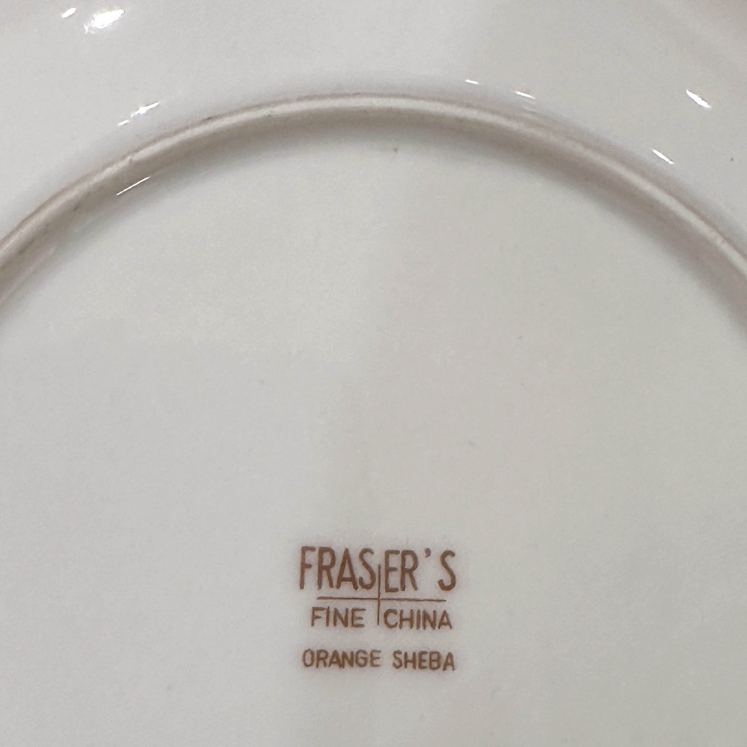 Thomas & Co. Frasers Orange Sheba Plate