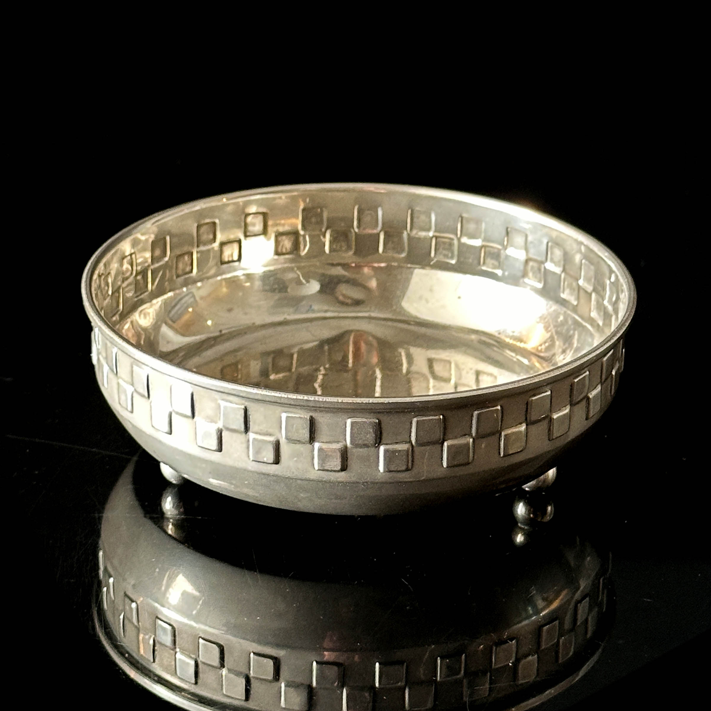 Hoffmann-Style Silverplate Serving Bowl