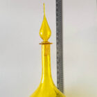 Lemon Yellow 27 Inch Flame Decanter