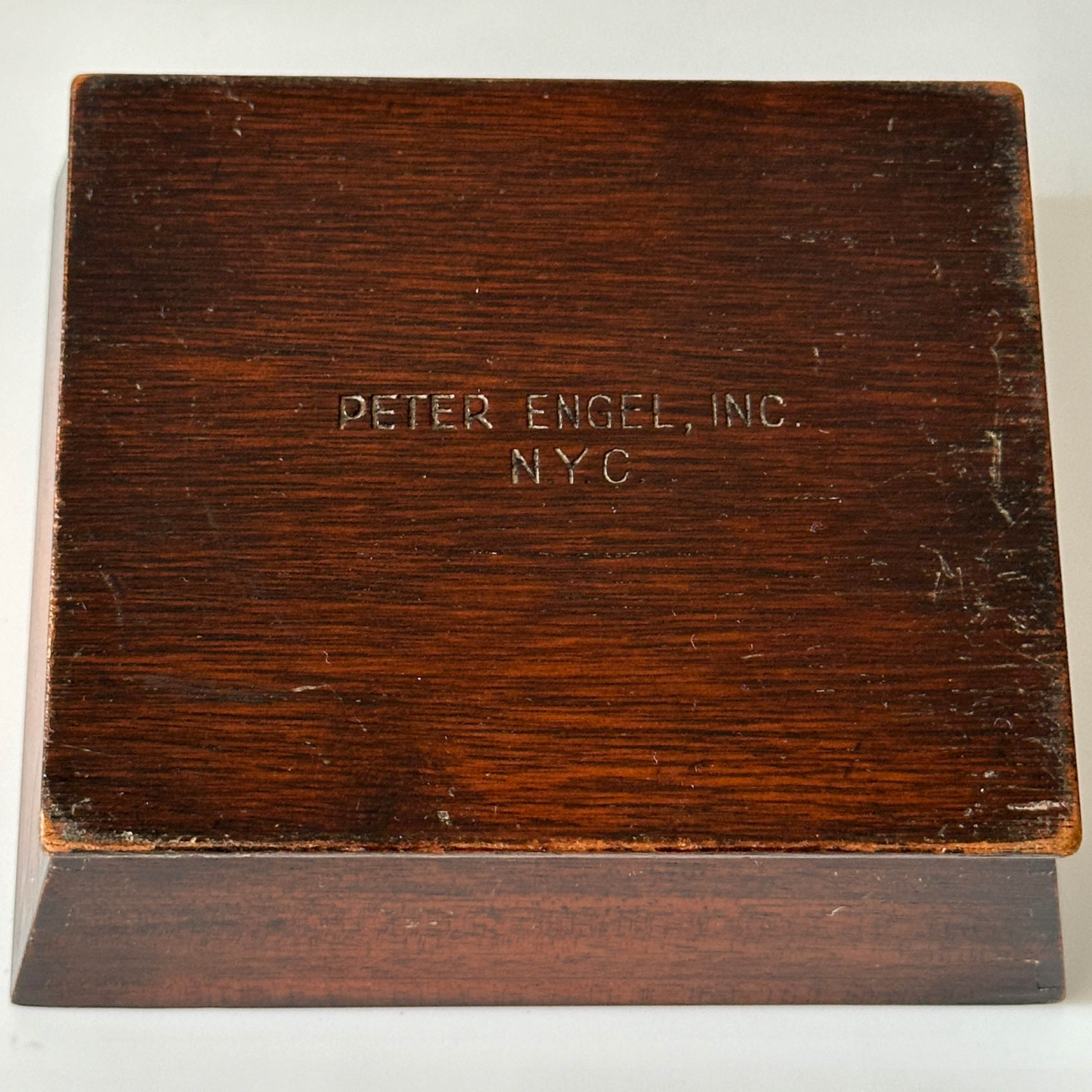 Mahogany Peter Engel Trinket Box