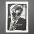 Andy Warhol Portrait 1963 Dennis Hopper 17 x 23