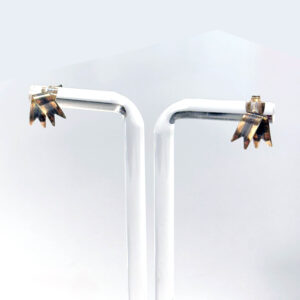 Paul Morelli 14K Gold Ribbon Earrings