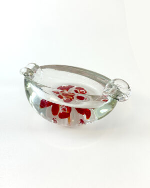 Czech Art Glass Ashtray