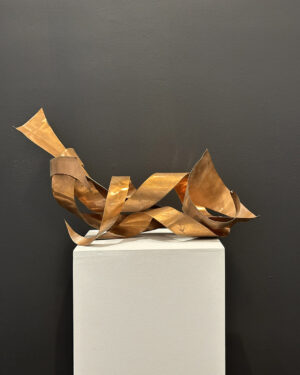 Bob Berks Copper Kinentic Sculpture 22 x 9