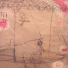 Bob Berks Pirate Ship Drawing 18 x 14