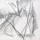 Bob Berks Original 1962 Graphite Drawing Series 18 x 21-8