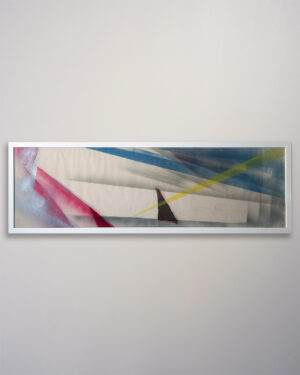 Bob Berks Original Airbrush Painting 41 x 13-3