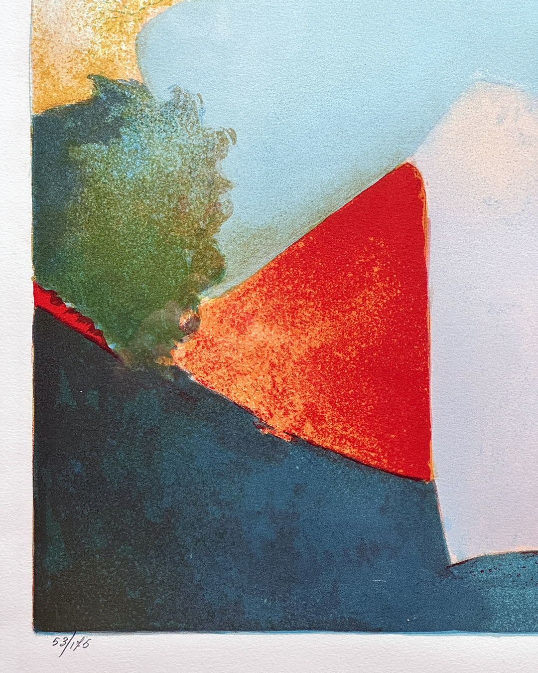 Original Lithograph Claude Gaveau Quietude 28 x 32-2