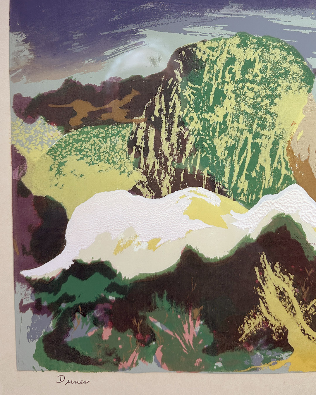 Nancy Ranson Dunes Original Serigraph-1fr