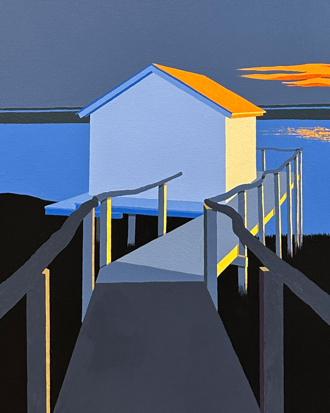 Aron Original Orient Crab Shack Evening 32 x 42