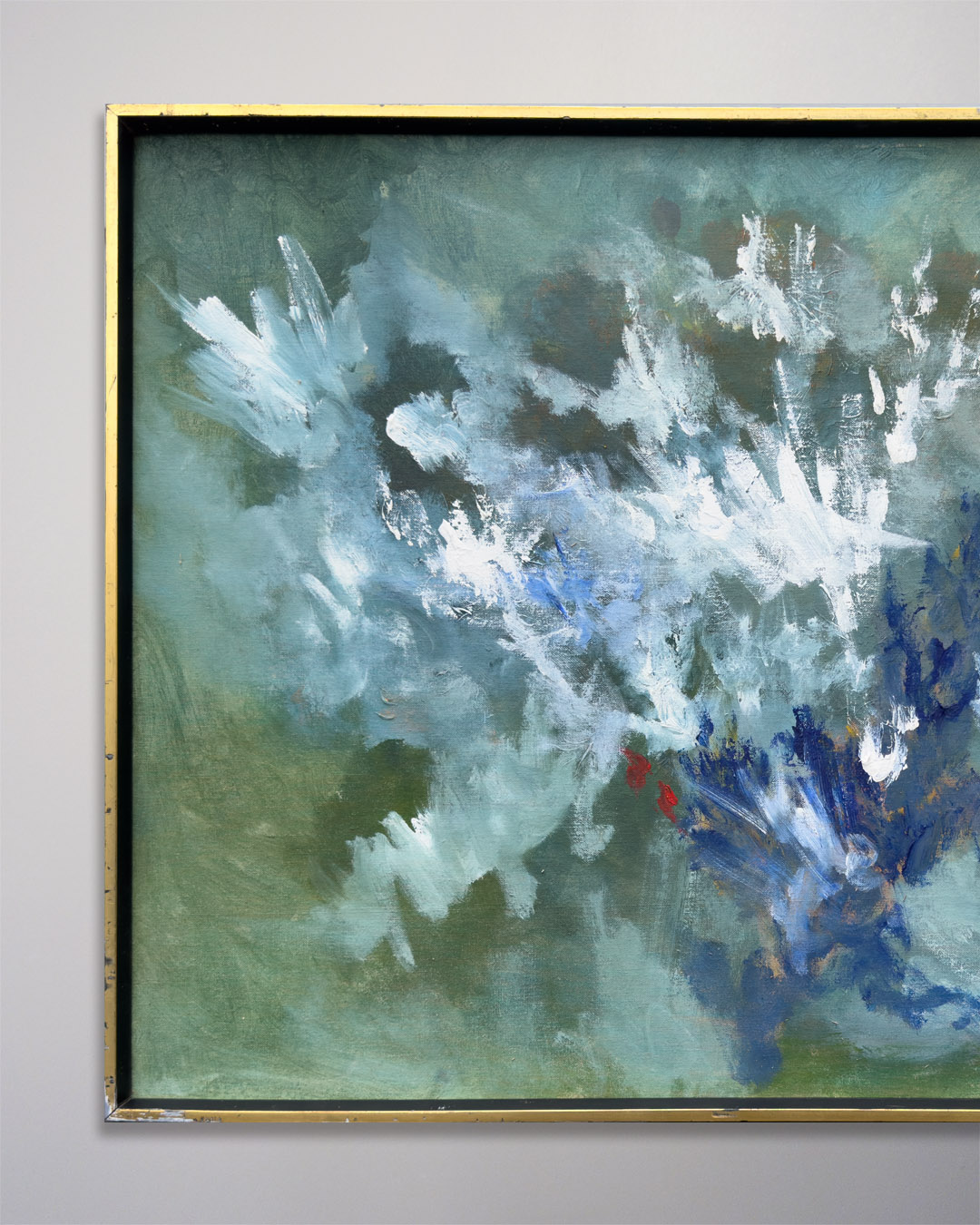 Original Mid-Century Abstract Painting 31 x 25