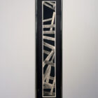 Original Abstract Charcoal Drawing 52 x 13-1