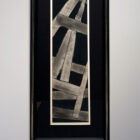 Original Abstract Charcoal Drawing 52 x 13-1
