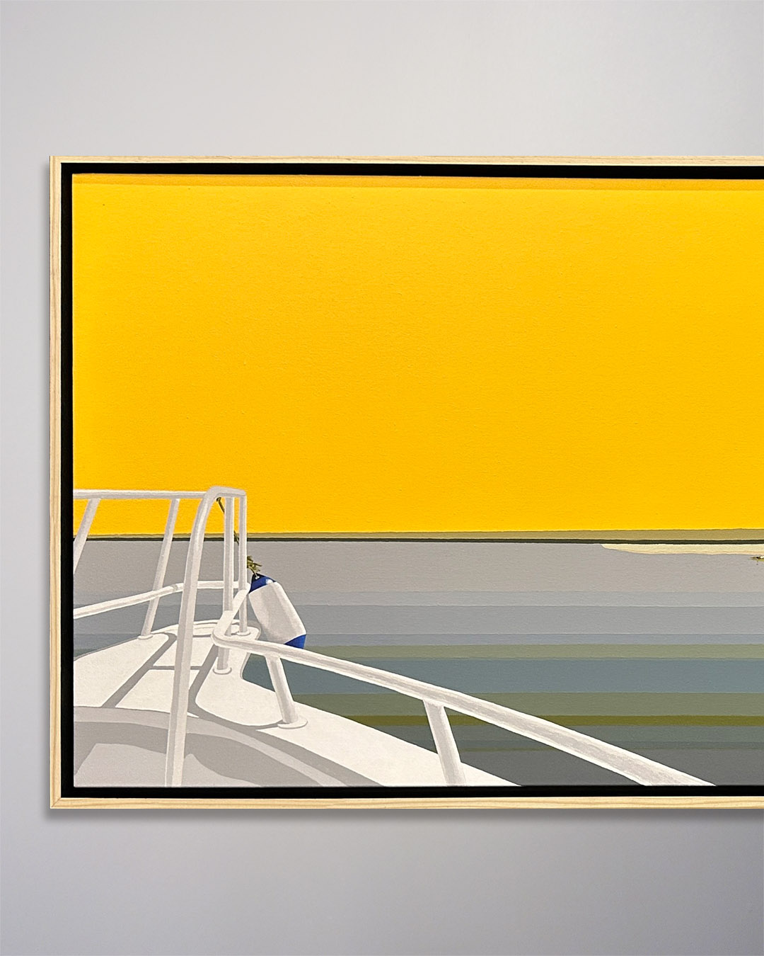 Aron Bug Lighthouse Original Painting 52 x 28
