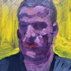 James de la Vega 2000 Self Portrait 20 x 26