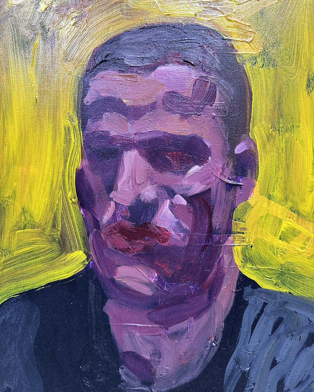 James de la Vega 2000 Self Portrait 20 x 26