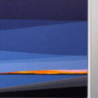 Aron Original Painting Red Sail Red Sky Three 50 x 26